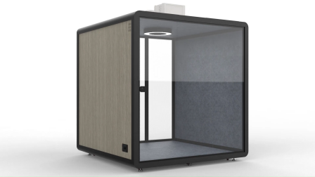 Purpose-built space Australia soundproof cabin mobile office workstation tiny house on wheels  with USB connector