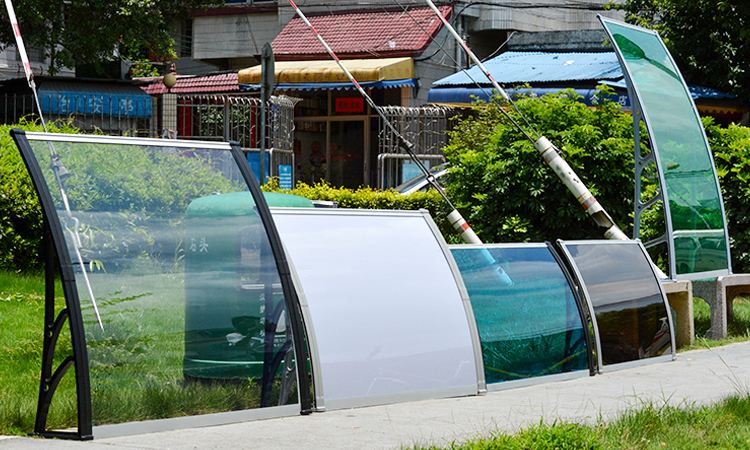 Polycarbonate Canopy Plastic Roofing Awning For Garage