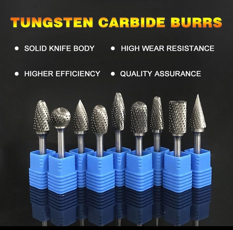 Power Tool Rotary Files C Shape 6mm Tungsten Carbide Burr Manufacturer