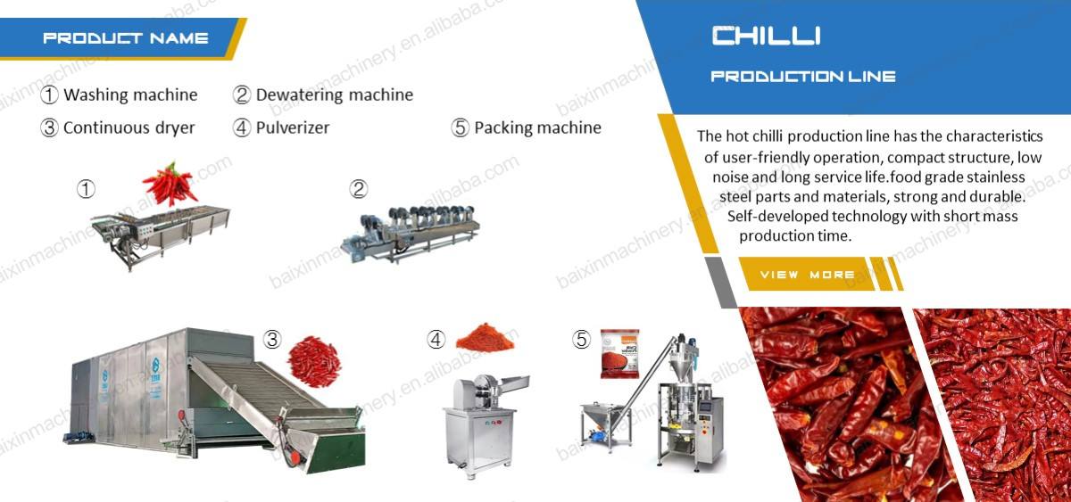 dehydrator chili / black pepper / scallion / garlic drying machine factory price