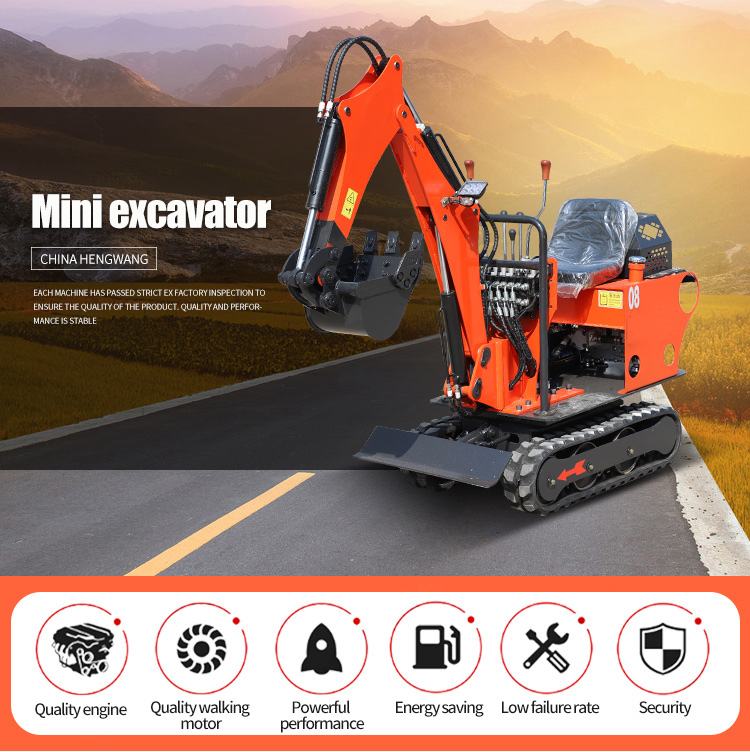 800kg mini excavator made in China