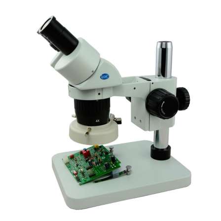 20X/40X Education School Binocular Stereo Microscope Binocular Industry Microscope Led Ring Lighting with Bright LED Wf10x/20mm