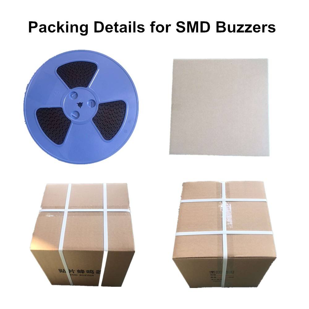 9*9*1.8mm 3V Transducer Micro SMT Piezo Passive SMD Buzzer for Electronic Instrument FUET-9018