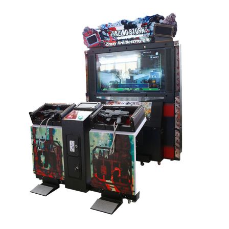 hot sale  Coin Operated Games RAZING STORM  shooting simulator games machine for 2 players