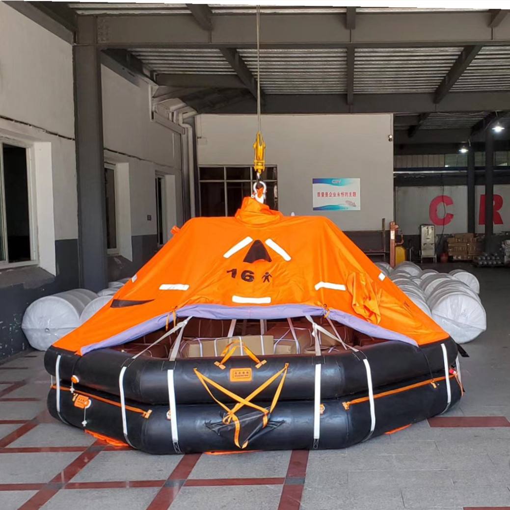 Solas Approved Inflatable Life Rafts 16 Persons for Ships
