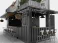 Cafe container  20ft/40ft shipping container bar portable container cafe coffee shop