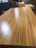 laminated synchronized mdf board 18mm melamine plywood for Decoration making furniture