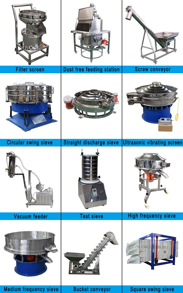 High-end product linear vibrating sieve for spirulina