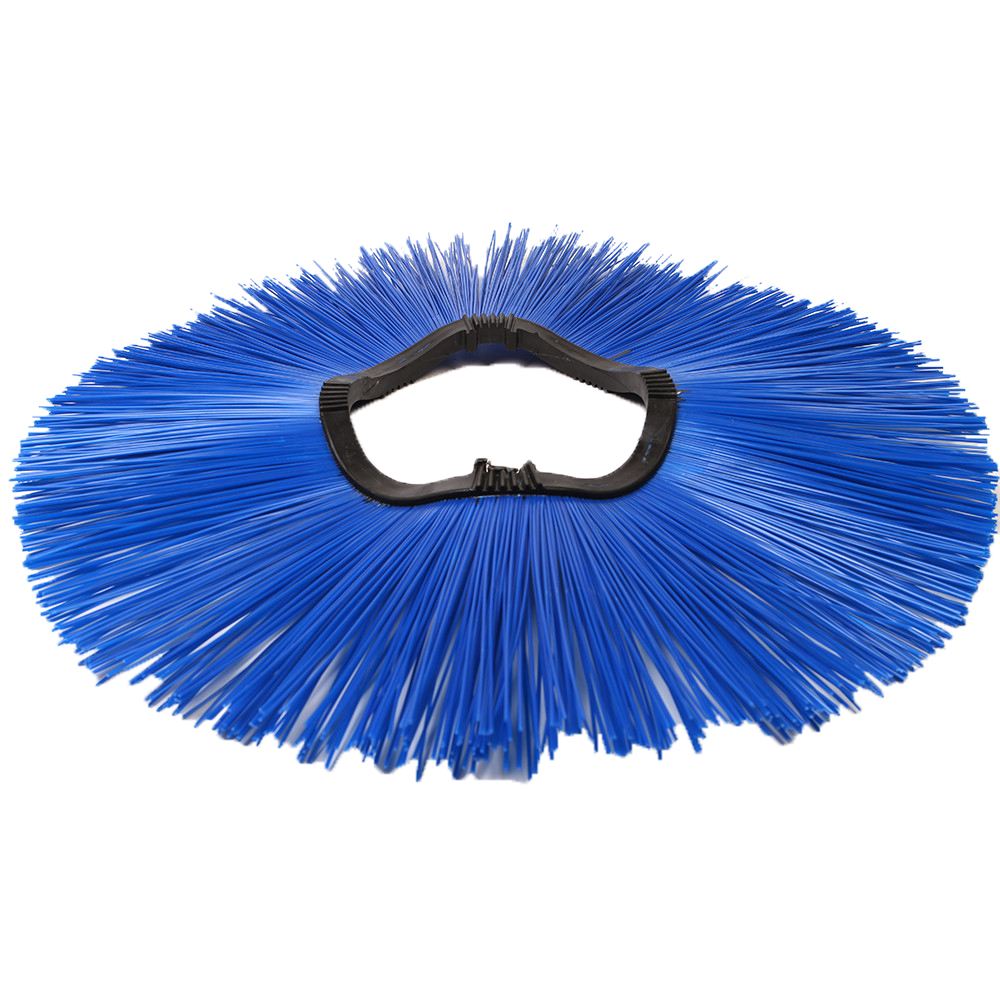 road sweeper wafer brushes street sweeper brushes plastic ring poly wafer brush for electric sweeper