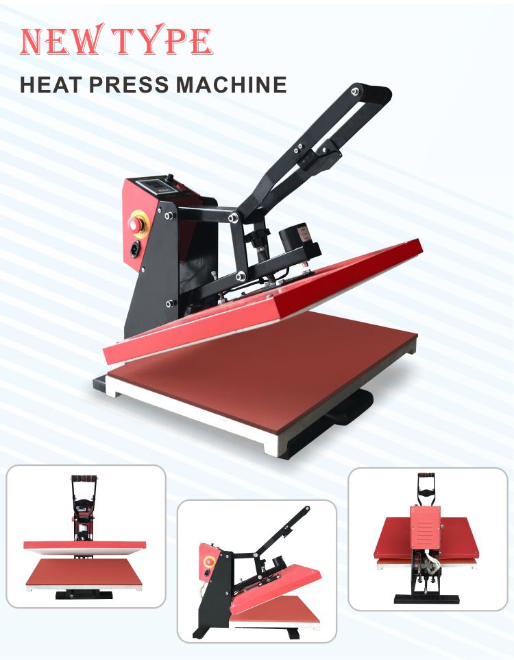 high quality manual hand hit heat press machine tshirts
