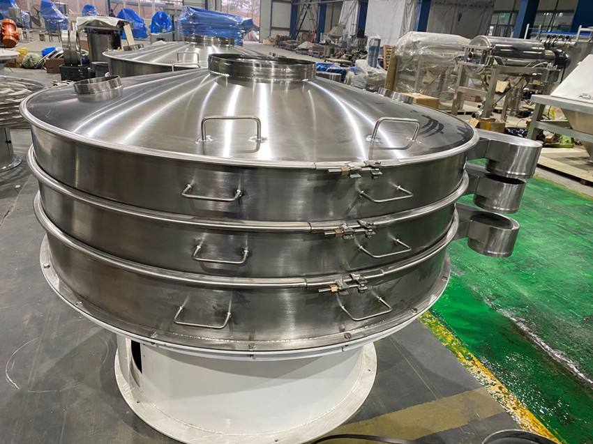 Xinxiang Manufacturers Rotary Powder Vibratory Sieve Machine Double-layer Circular Vibrating Screen