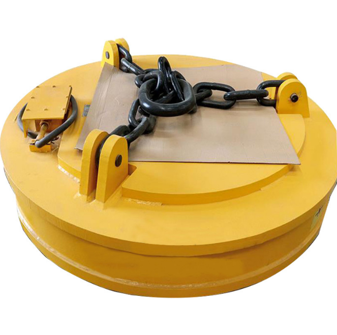 DC 24v copper coil circular electro magnetic lifter metal scrap lifting magnets for excavator