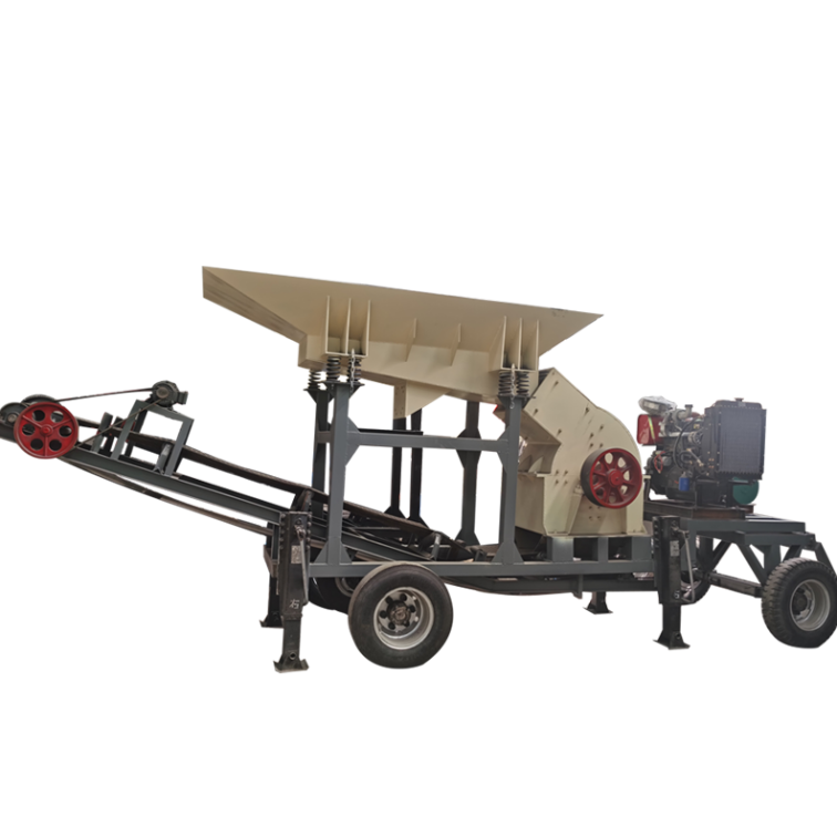 automatic granite limestone gravel complete crushing line hard stone quarry Hammer Mill Crusher Machine for mining use