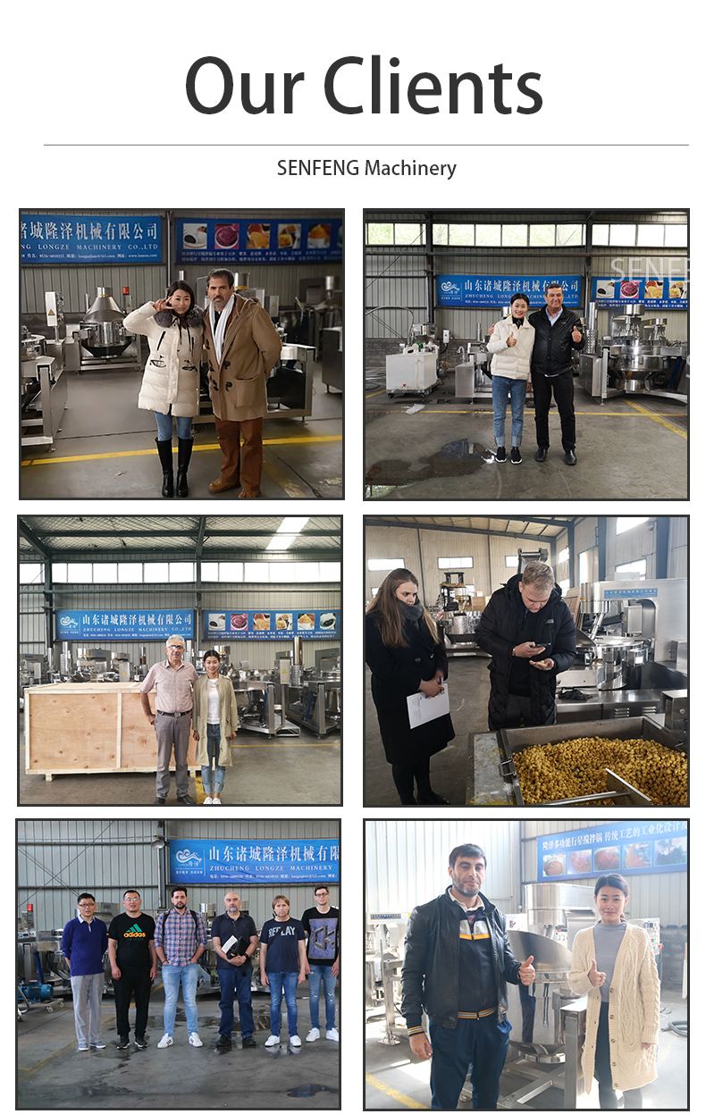 CE Approved Food Industrial Automatic Cooking Mixer Machinery Pot Automatic Cooking Jacketed Kettle