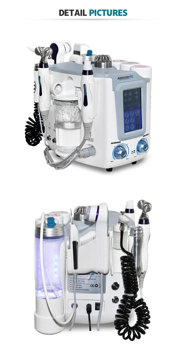 New  Microdermabrasion Oxygen Jet + Ultrasonic + Cool + EMS Hydra Dermabrasion Machine