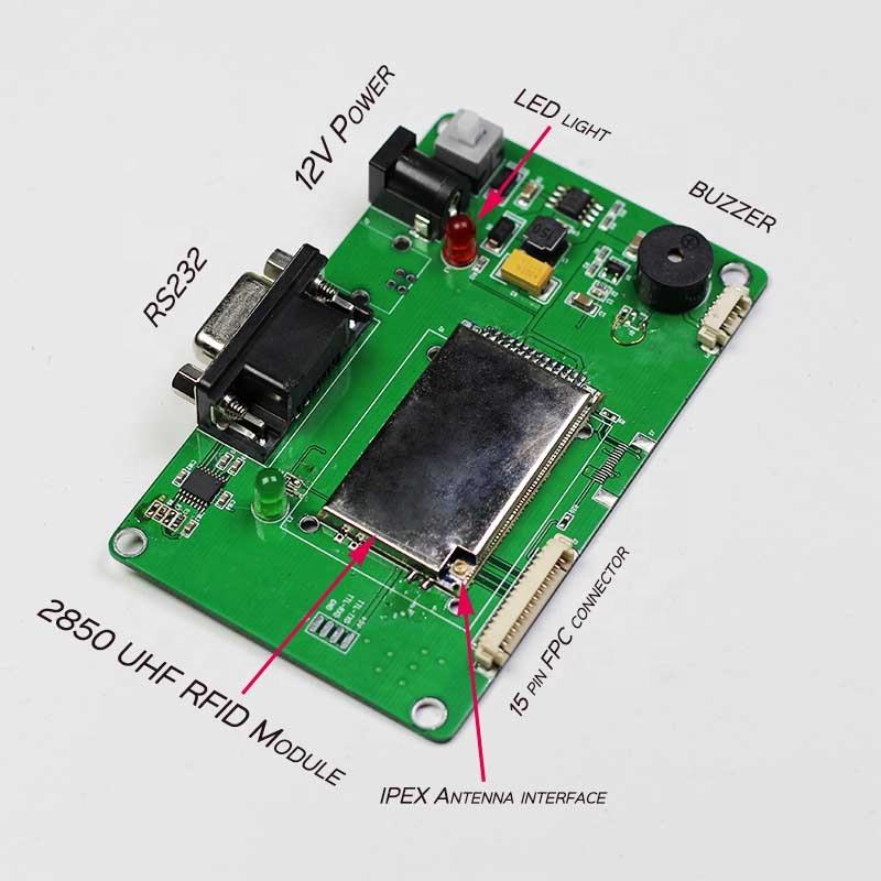 RS232 TTL RFID reader manufacturer UHF RFID Reader module JT-2850