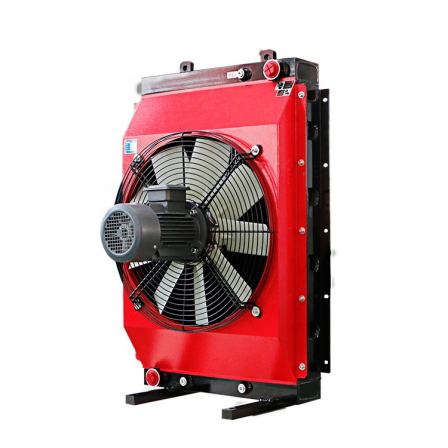 Mobile machinery heavy and special vehicles oil industrial air to water heat exchanger with fan