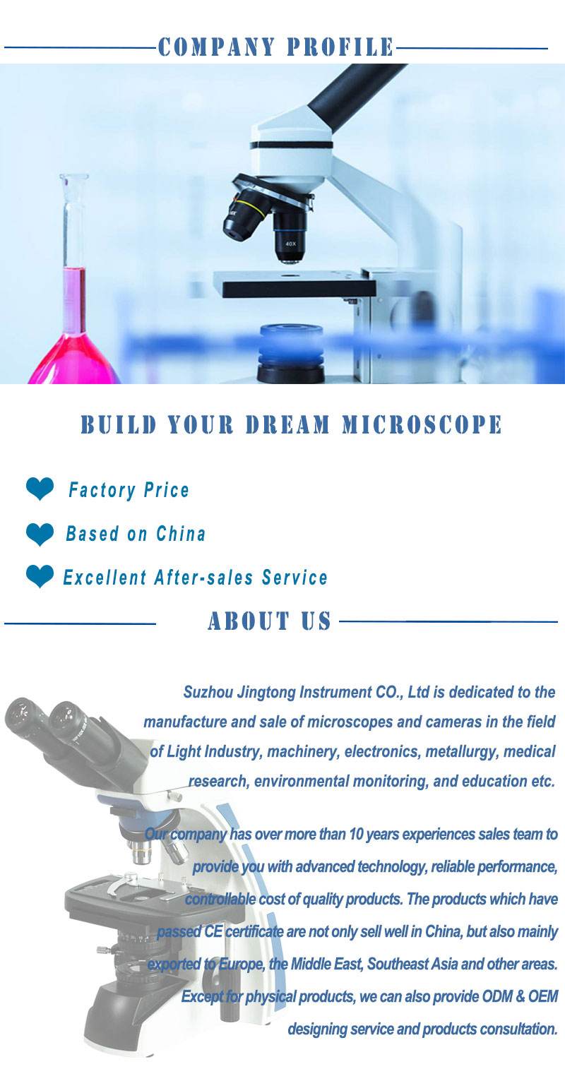 BL-20A 40X~1000X Monocular Laboratory Monocular Biological Student Microscope with LED Illumination