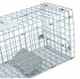 24 x 7x 7"galvanised Live Animal Trap Cage for Cat Rabbit Squirrel Weasel Rat Skunk Catch&Release Humane