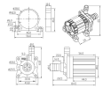 12v 24V 660LPH DC Motor Circulation Water Pump