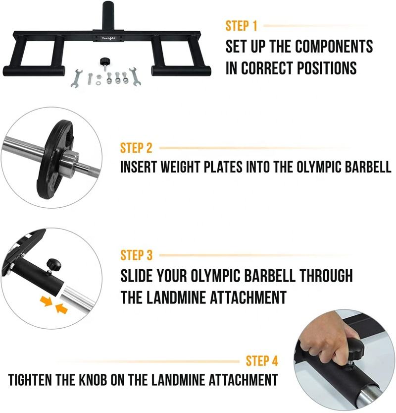High Quality Strength Training Neutral Grip Viking Shoulder Press Landmine Handle Attachment Use in Combination with Barbell