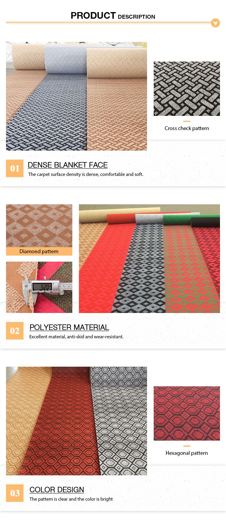 Polyester 3d geometric printed carpet jacquard living room carpet/carpet rug/floor carpet