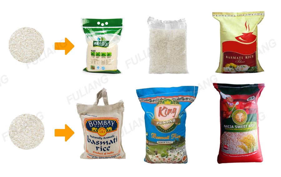 10kg 25kg 50kg Rice, Grains Packing Weighing Packaging Machine