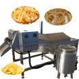 Chicken nugget frying machine / corn cake frying machine / continuous gas frying machine
