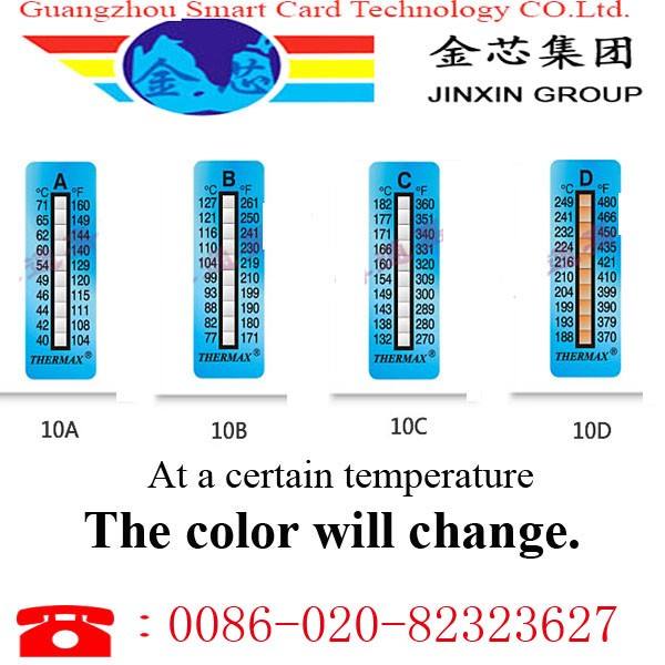 CBH - Cold chain time temperature sticker 576