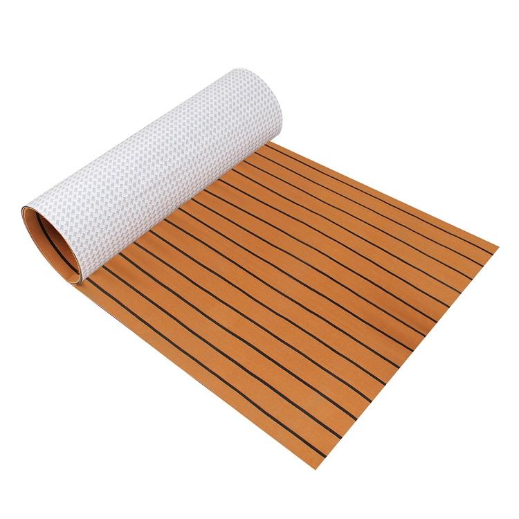 Customized ultralight non slip self adhesive EVA foam mat sheet boat flooring