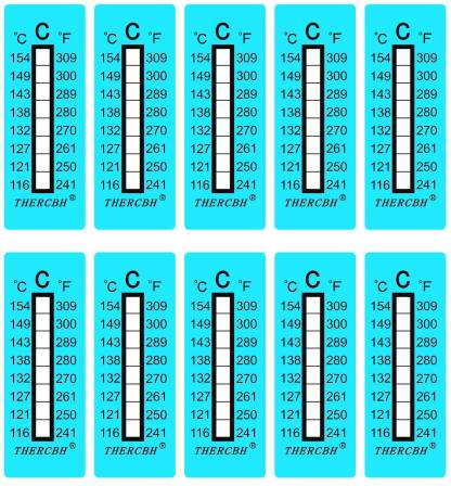 CBH temperature label  . temperature indicator tag .Combination Temperature Monitoring Label