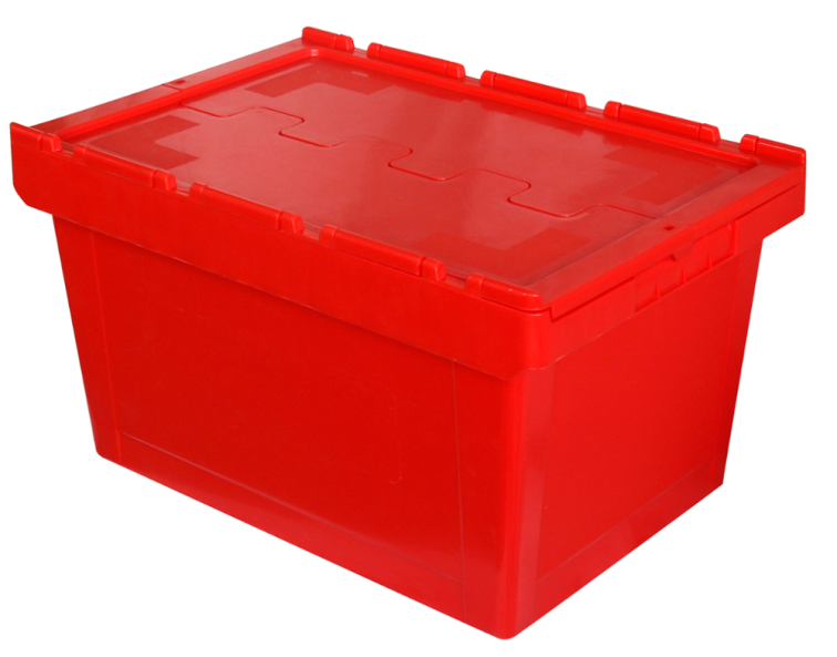 Warehouse use Stackable Plastic crate/bin with Lids