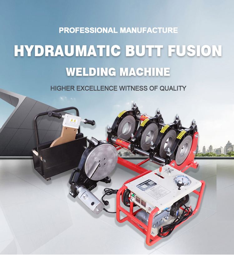 WELD 315 hdpe plastic pipe thermofusion hydraulicbutt butt fusion welder machine butt welder