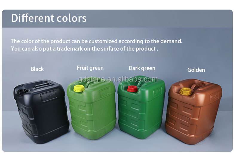 25L square plastic barrel 25kg plastic drums for chemical industry
