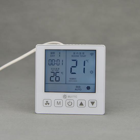 The most popular control fan thermostat central air conditioner white digital temperature controller