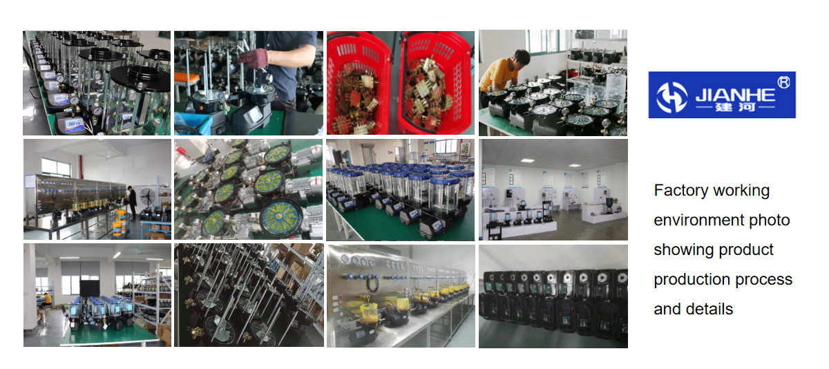 JIANHE top sell 24V automatic centralized grease pump for agricultural machinery centralized lubrication systems