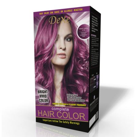 Permanent purple hair dye hot color cream 30ml 60ml 80ml hair color wholesale