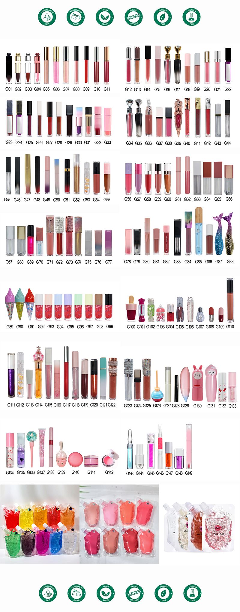 New Trending Long Lasting Lip Gloss 5ml Makeup Candy Color Waterproof Glitter Liquid Lipstick 3D  lip gloss multi colors