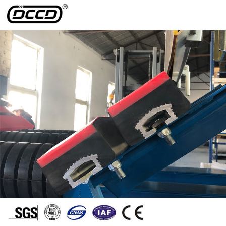 coal mining adjustable uhmwpe wear resistant conveyor belt impact slide bar slider bed conveyor bumper impact bar