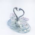New Arrival Ornament Custom Wedding Centerpiecse Decoration Gift Crystal Glass Swan
