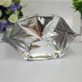 Whole Sale Free Sample 14*20cm One Side Clear One Side Silver Aluminum Foil Mylar Bags Ziplock Stand Up Pouch for Food