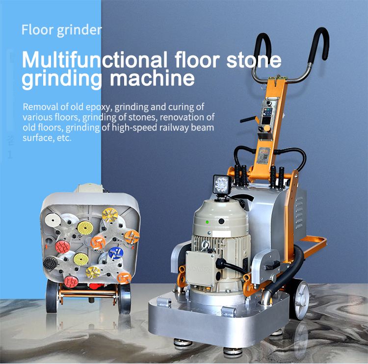 New Portable 220V Epoxy 12 Heads Concrete Grinder Floor Grinding Machines