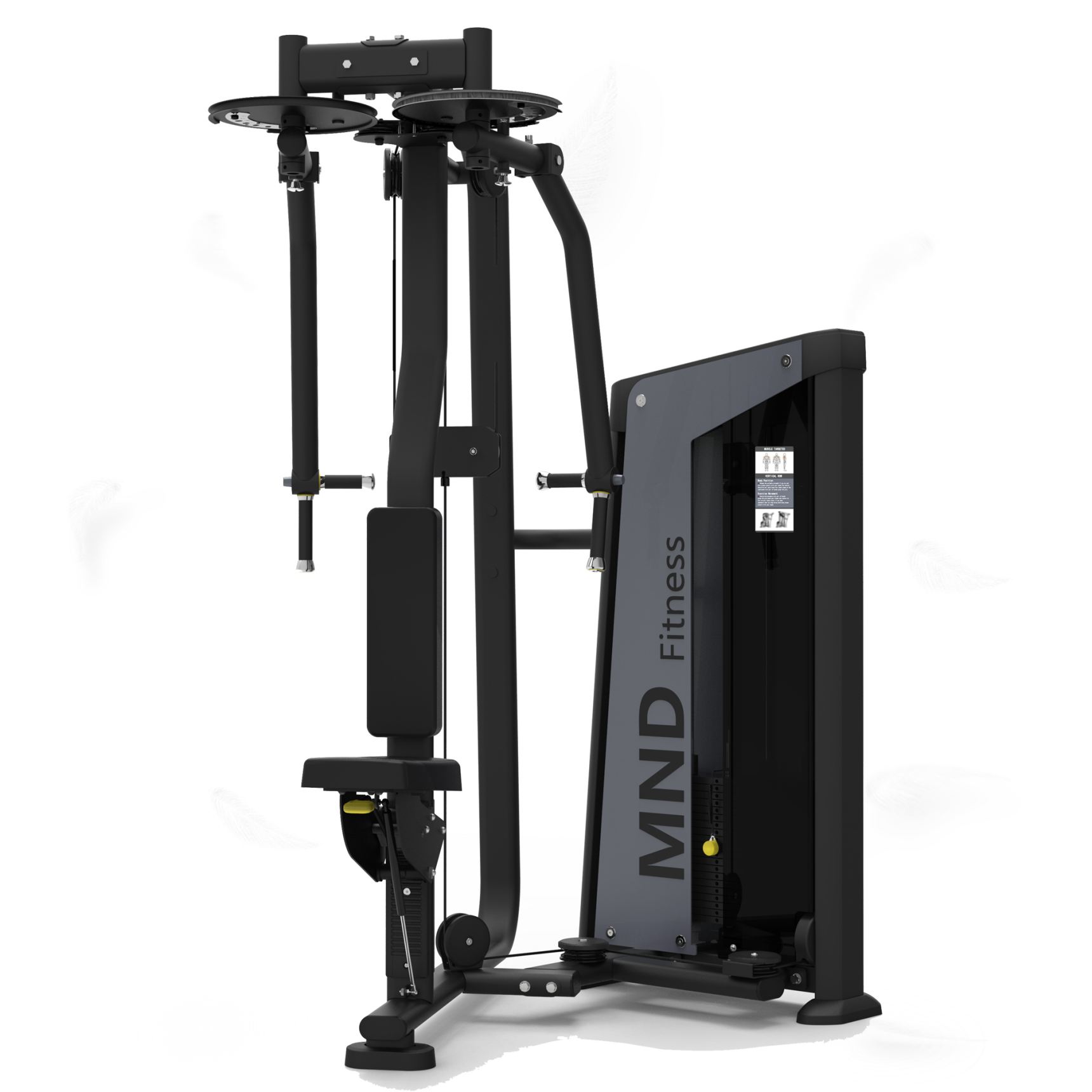 MND FH07 Factory Export New Design gym equipment commercial Strength Machine Rear Delt Pec Fly Machhine