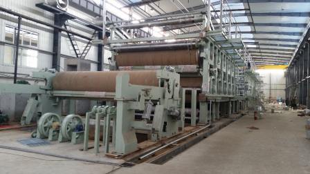 Used paper mill plant fluting paper production machinery equipment for the production of kraft paper from straw