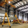 High quality mobile single girder indoor portal 10 ton 5ton 3ton 2ton 1ton with electric chain hoist