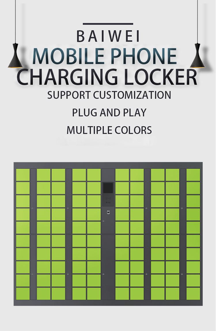 Customized Mutilple Colors Public Cell Phone Charging Station Mobile Phone Charging Locker