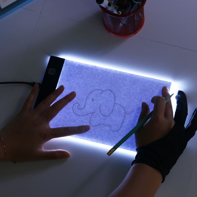 Cheapest LED Tracing Drawing Pad Tattoo Sketch Adjustable Light Box Illuminated Copy Board A5 USB LED Light Pad Graphic Tablet