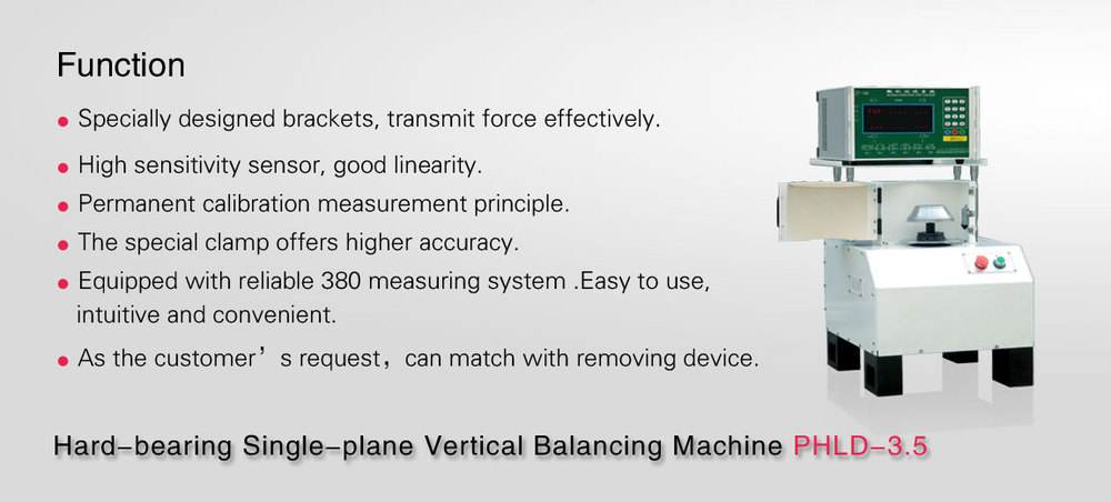 3.5kg Single Plane Vertical Balancing Machine