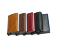 Factory direct sales new design AirTag holder customizable leather wallet