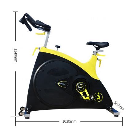 Cardio  bike with belt driving gym use bike machine